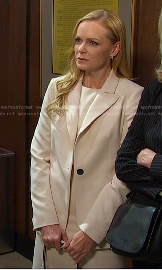 Belle's white blazer on Days of our Lives