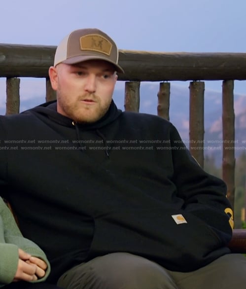 Cole's black hoodie on The McBee Dynasty Real American Cowboys