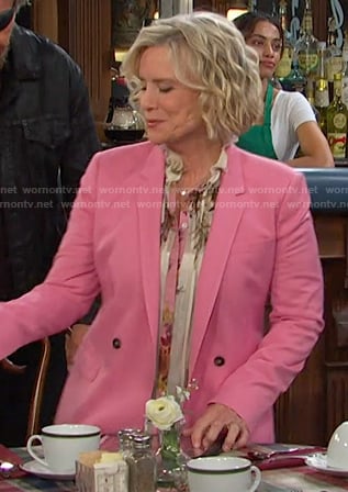 Kayla's pink blazer on Days of our Lives