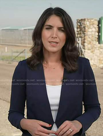 Liz's navy jacket on Today