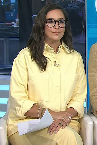 Savannah's yellow shirt on Today