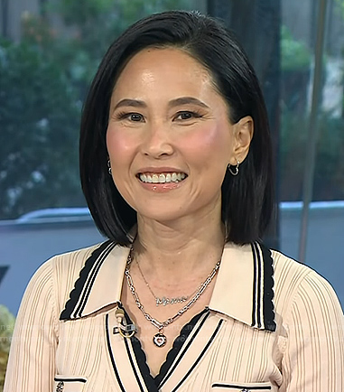 Vicky’s heart pendant necklace on Today