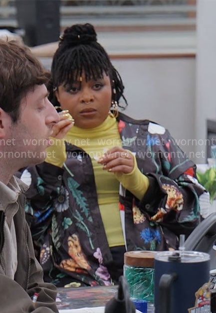 Adelola's butterfly print jacket on The Paper