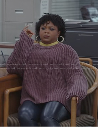 Adelola's ribbed oversized sweater on The Paper