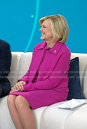 Anne's pink dress and cropped jacket on Today