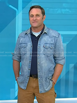George Oliphant's denim western shirt on Today