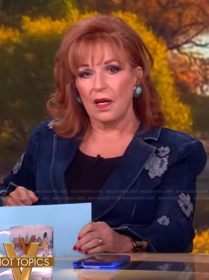 Joy's floral denim jacket on The View