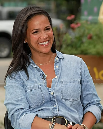 Laura's denim shirt on Today