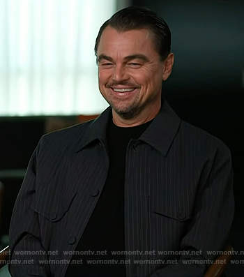 Leonardo DiCaprio's pinstripe jacket on Today