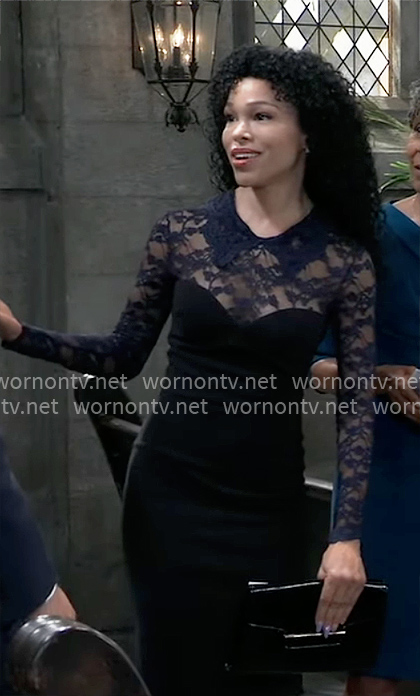 Portia's lace dress on General Hospital