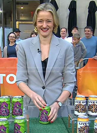 Vanessa Price's grey suit on Today
