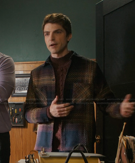 Will's plaid jacket on My Life with the Walter Boys
