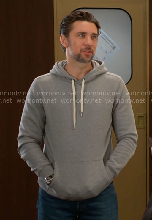 Cane's grey hoodie on The Young and the Restless