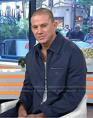 Channing Tatum's navy jacket on Today