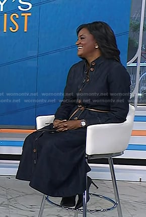 Dr. Angela Lamb's denim shirtdress on Today