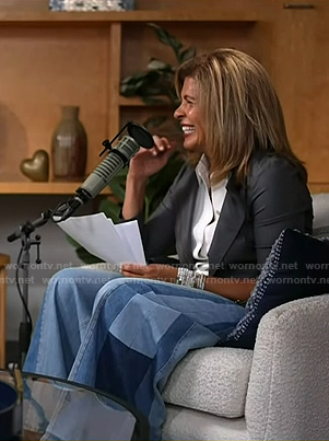 Hoda's patchwork jeans on Today