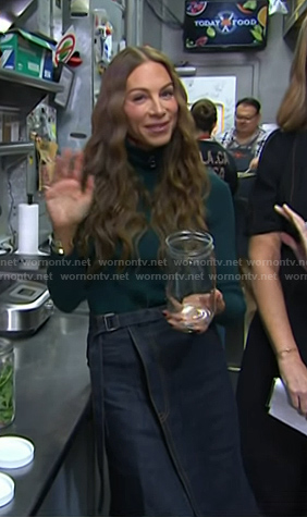 Jennifer Fisher's denim skirt on Today
