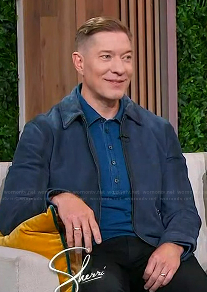 Joseph Sikora's blue suede jacket on Sherri