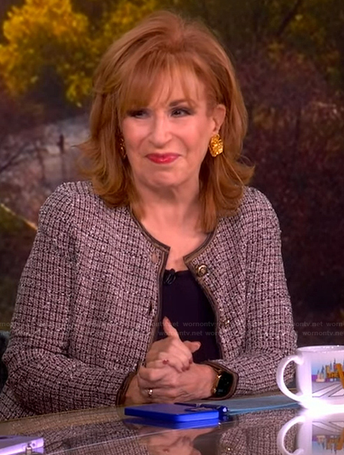 Joy's brown tweed jacket on The View