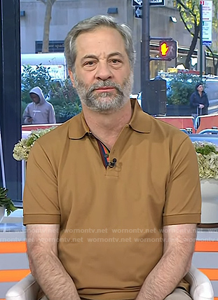 Judd Apatow's beige polo on Today