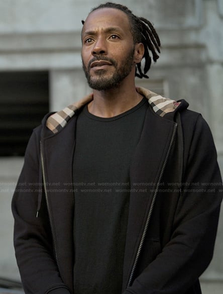 Lewis's black hoodie on Reasonable Doubt