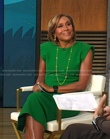 Robin's green dress on Good Morning America