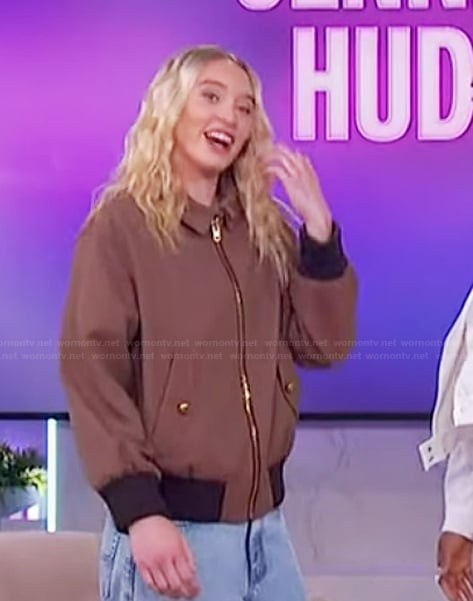 Zendaya's plaid jacket on The Jennifer Hudson Show