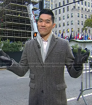 Brian Cheung's grey coat on Today