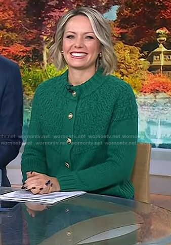 Dylan's green cardigan on Today