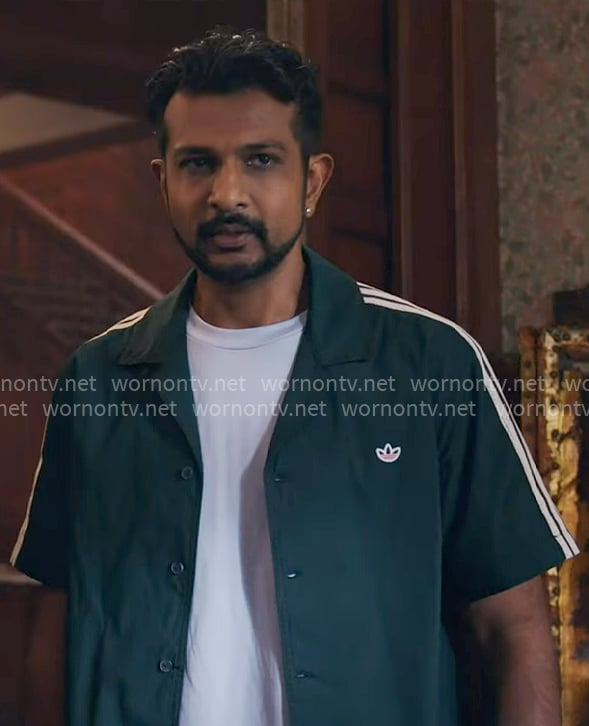 Jay's green short-sleeve Adidas shirt on Ghosts