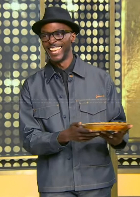 Kyler's denim jacket on Tamron Hall Show