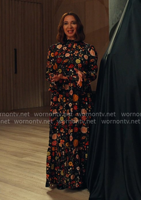 Molly's floral maxi dress on Loot
