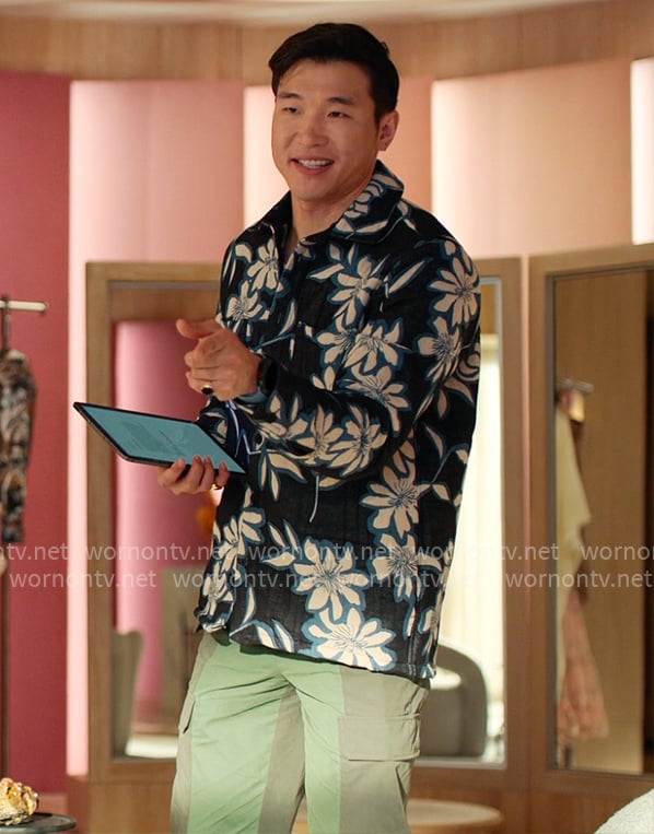 Nicholas's floral jacket on Loot