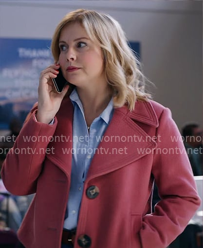 Sam's pink jacket on Ghosts