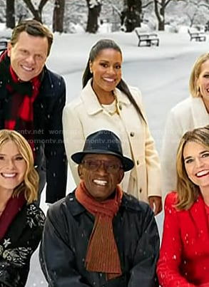 Sheinelle's white coat on Today