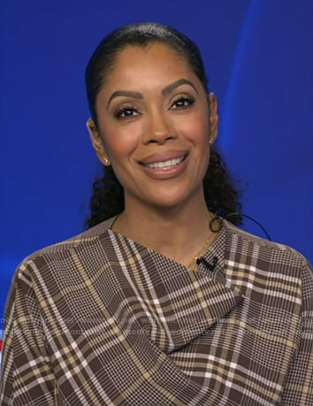 Shirleen's plaid dress on Good Morning America