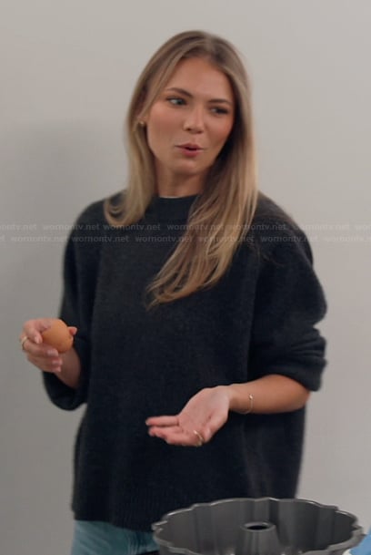 Charley's gray cashmere sweater on Southern Charm