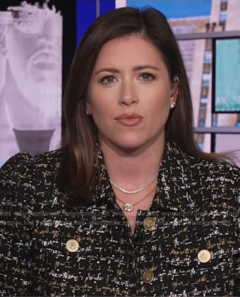 Chloe's black tweed jacket on Today