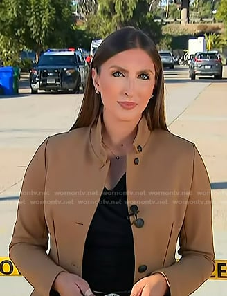 Dana Williams's beige blazer on NBC News Daily