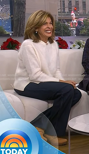 Hoda's indigo jeans on Today