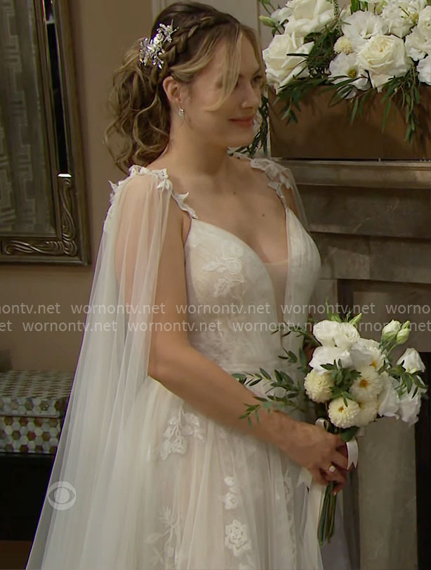 Hope's wedding dress 2025 on The Bold and the Beautiful