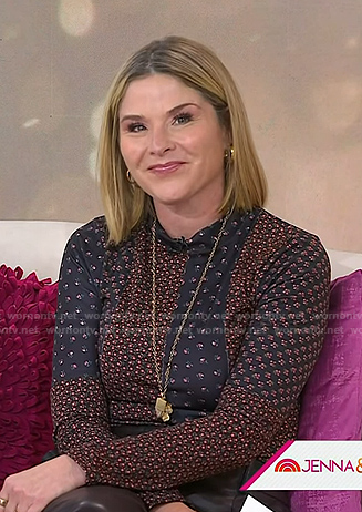 Jenna's floral panel top on Today