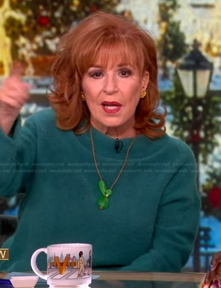 Joy's teal sweater on The View