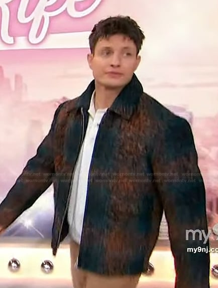 Matt Rife's wool zip down jacket on Sherri