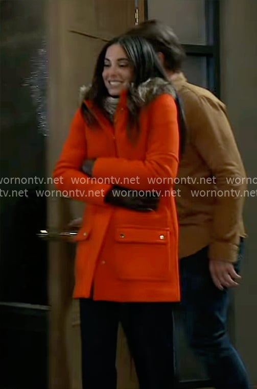 Molly's red coat on General Hospital