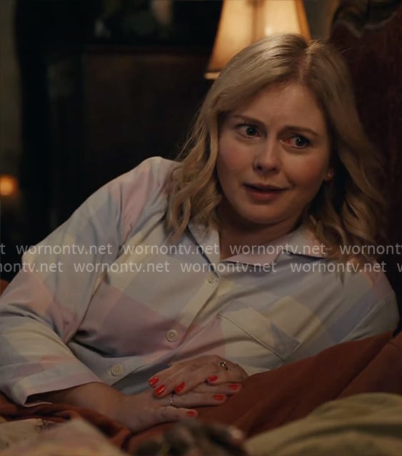 Sam's checked pajamas on Ghosts