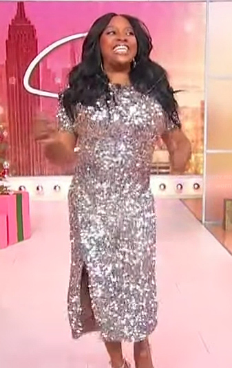 Sherri's sequin dress on Sherri