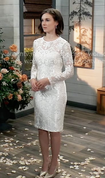 Willow's wedding dress on General Hospital