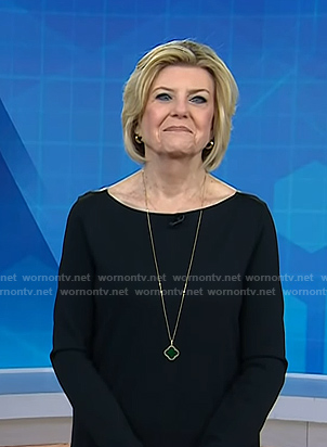Anne's green clover pendant necklace on Today