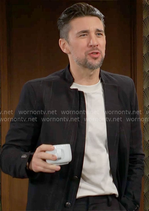 Cane's black jacket on The Young and the Restless